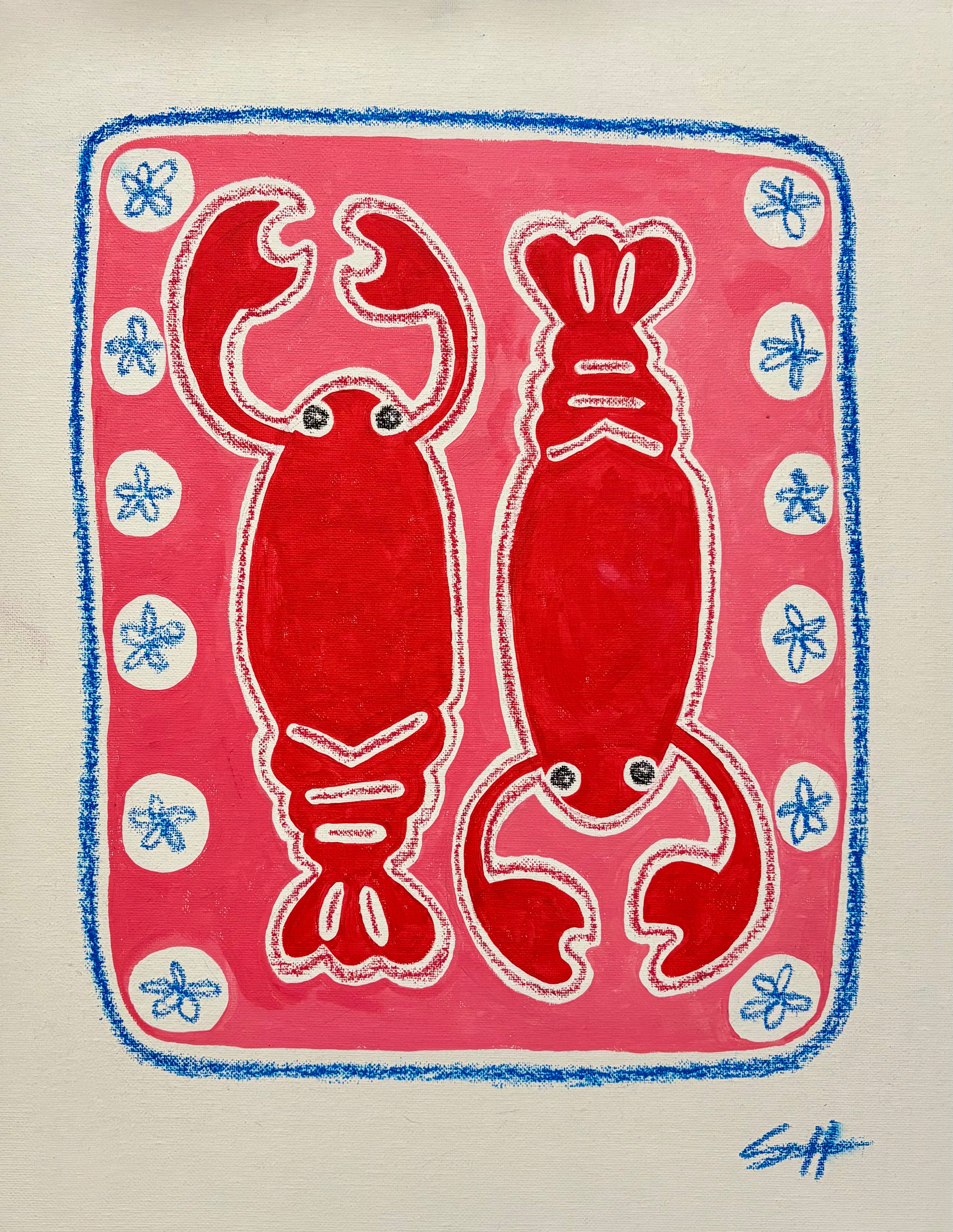 Chill Lobsters Print